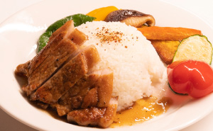 ロースしょうが焼きプレート